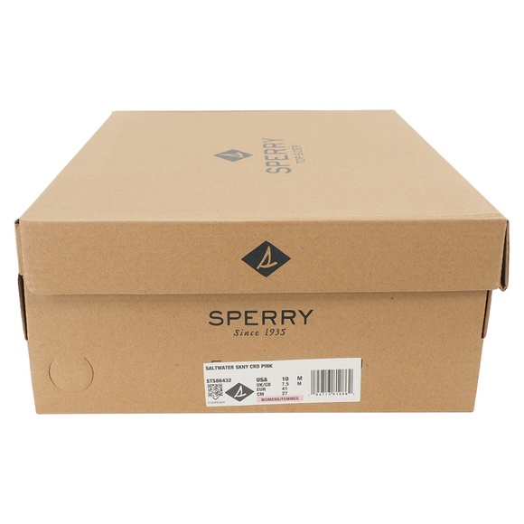 Sperry Saltwater Skinny Cord Pink Water-Resistant Rain Boots - Picture 9 of 9